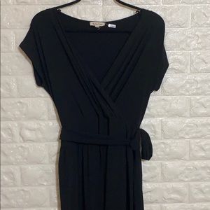 Black short sleeve romper